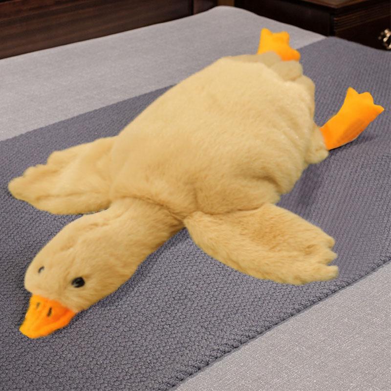 50-190Cm Giant Size Fluffy Goose Plush Sleep Pillow Cute Animal Stuffed Swan Duck Plushies Dolls Kids Birthday Gift Filling Toys
