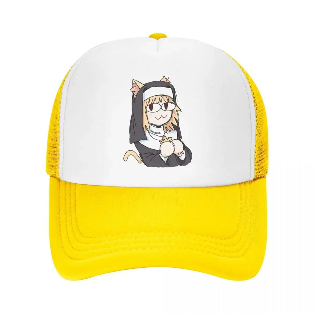 Custom Cute Cat Girl Neco Arc Baseball Cap Women Unisex Adjustable Tsukihime Anime Trucker Hat Streetwear Snapback Dad Hats