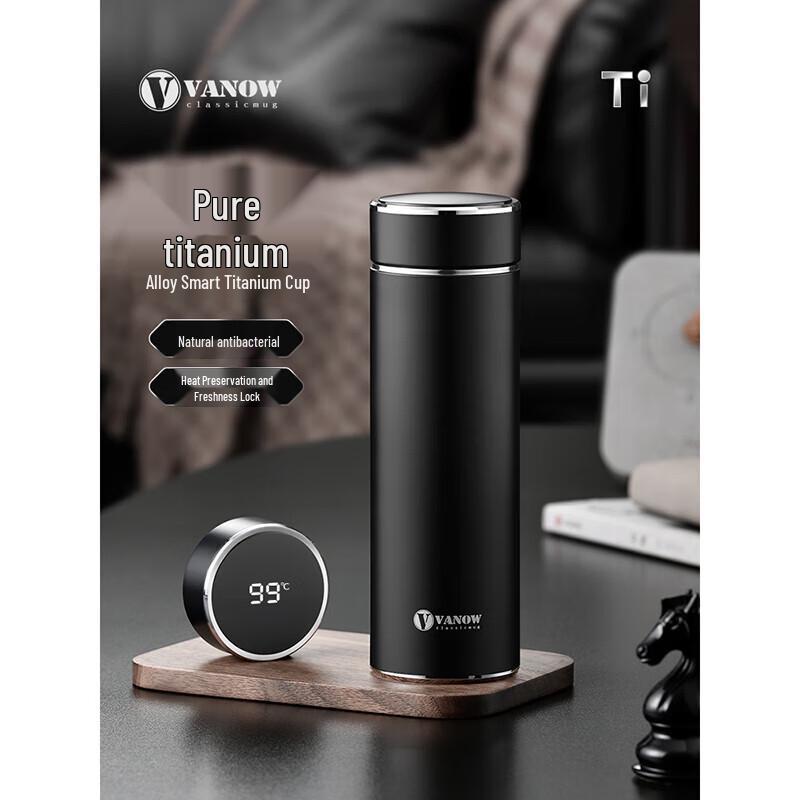 Vanow Smart Titanium Tea Infuser Thermos