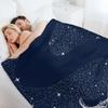 Starry Shark Throw Blanket Custom Moving Decorative Sofas Summer Blankets