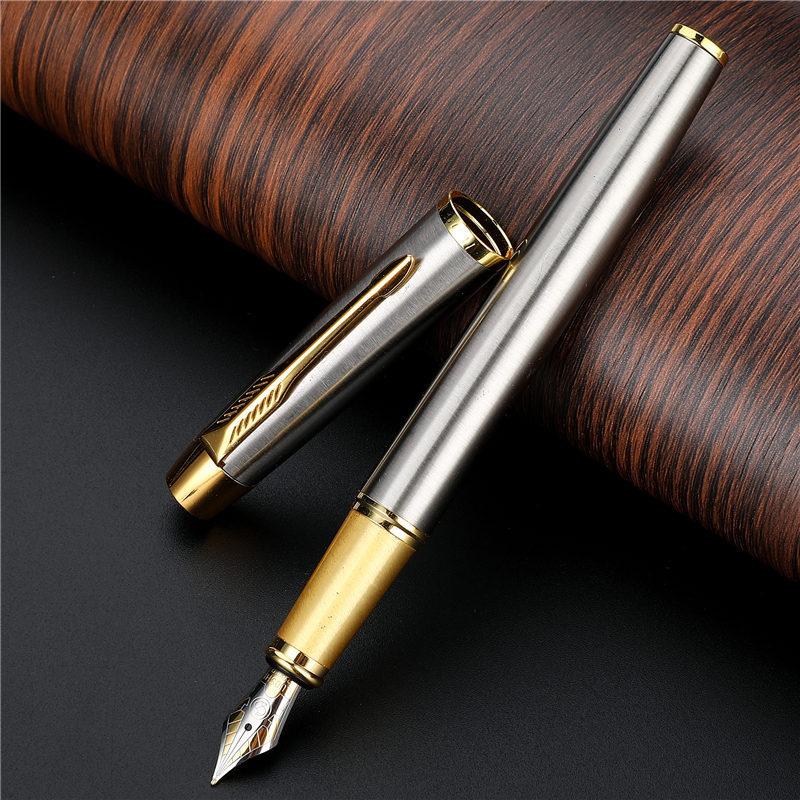 Quality Pen Black 0.5Mm Orb Pen Large Tip Pen Metal High-End Business Signature Pen