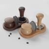 Coffee Tamping Station Espresso Tamper Drip Filter Wooden Base for 51/53/54/58mm Espresso Accessories