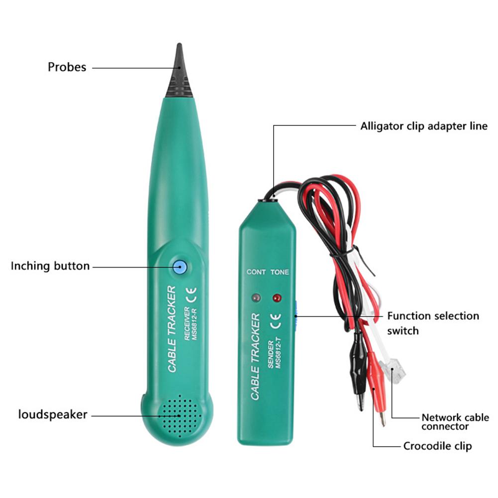 Breakpoint Location Network Cable Tracker Tester Telephone Wire Tracer Finder Telephone Diagnose Tone Wire Tracker