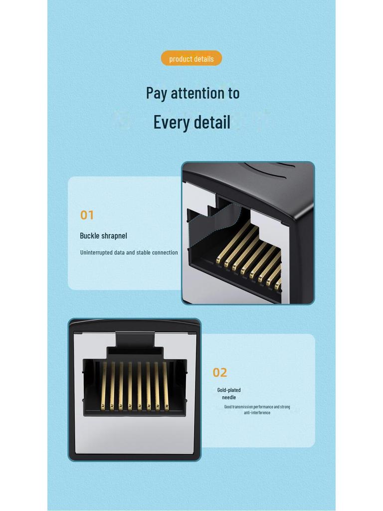 Biaz Extender și Adaptor Cablu de Rețea RJ45 10G