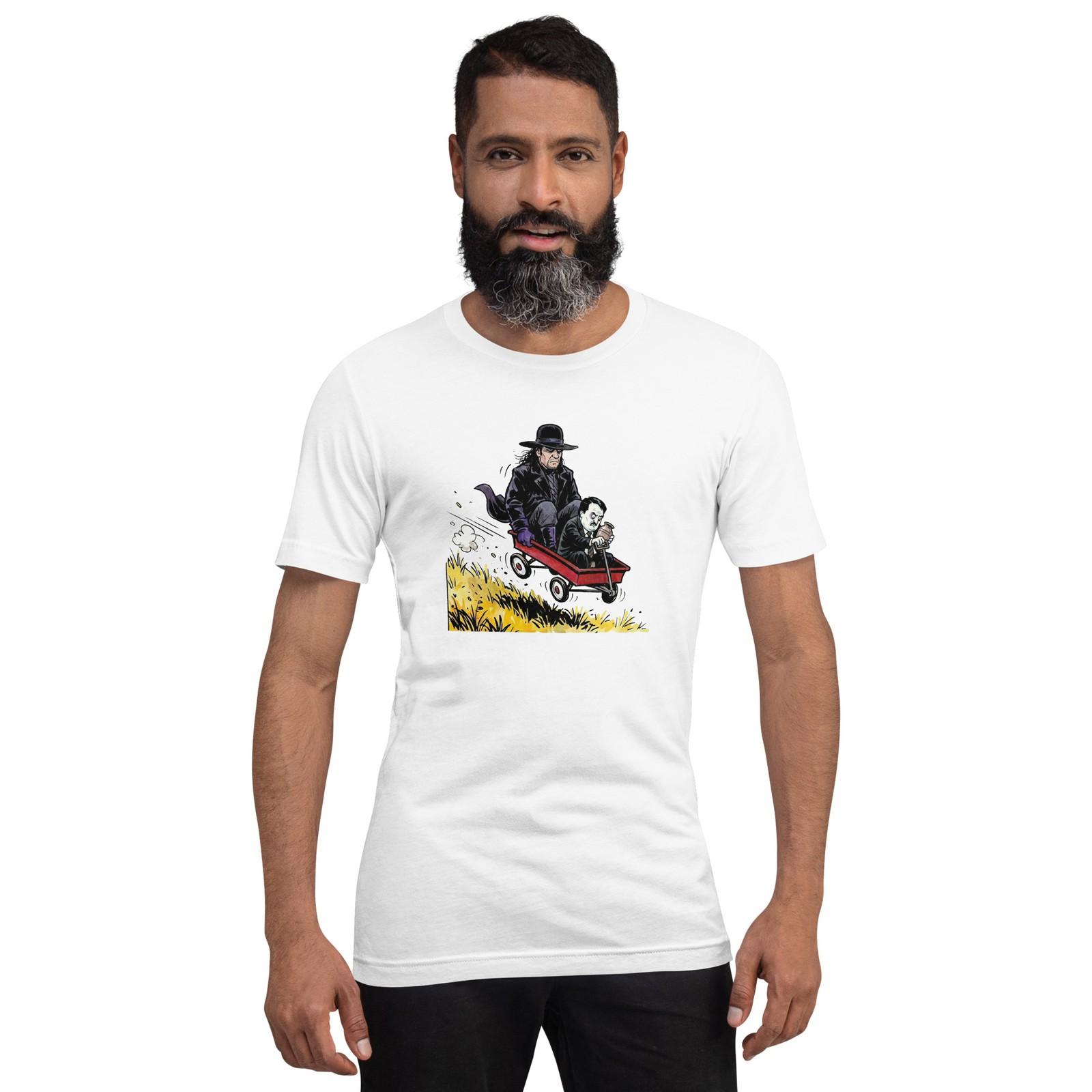 Undertaker Paul Bearer Tribute Shirt 90s Wrestling Retro Graphic Tee S разноцветный