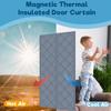 Winter-Baumwolltürvorhang, verdickt, für Klimaanlagen im Haushalt, Wärmedämmung, winddichter Trennvorhang, winddicht