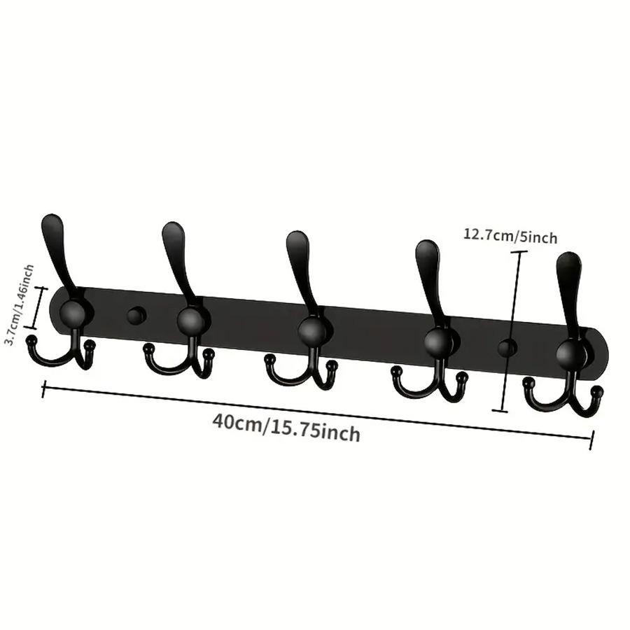 Home Entrance Clothes Hook Hanging Hanger, Strong Adhesive Clothes and Hat Hanging Hook Behind The Door
