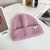 M standard knitted hat women's winter thickened warm cold hat showing face small couple versatile outdoor cold wool hat