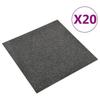 Floor Tiles - vidaXL - 20 Pcs - 50x50 Cm - 5 M² - Anthracite - Polypropylene