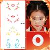 Ancient Style Children's Hanfu Makeup Stickers: Eye & Forehead Accents
