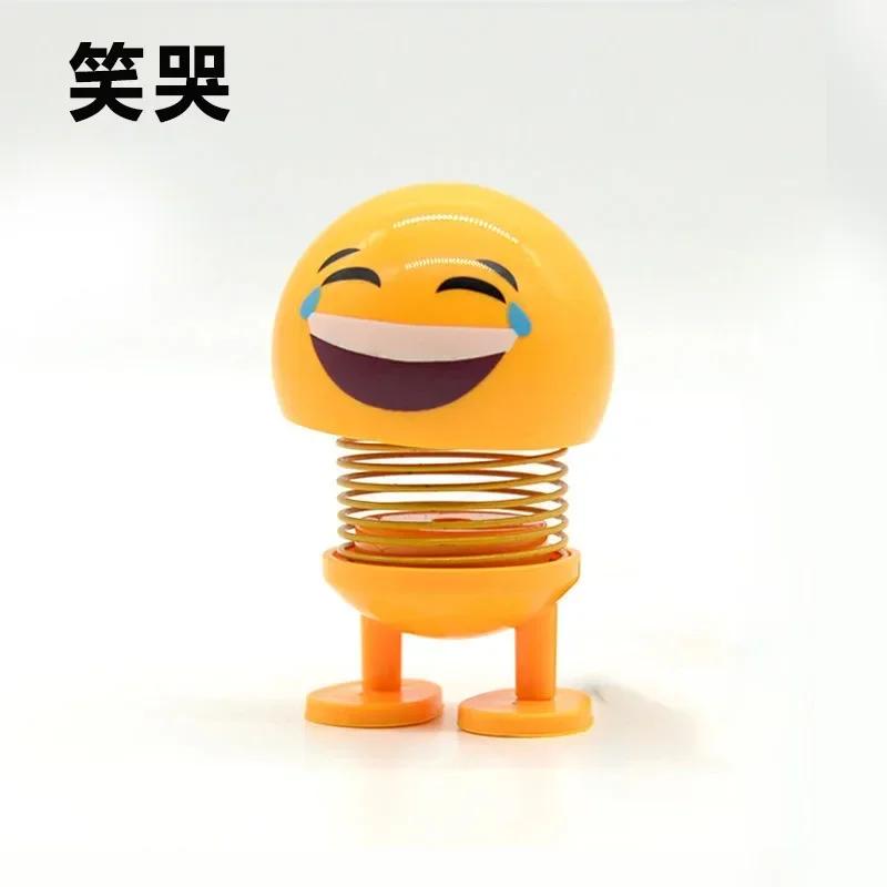 Cute Shaking Head Doll for Car - Fun Interior Ornament, Creative Sticker & Small Toy Accessory for Vehicle Dashboard Decoration
