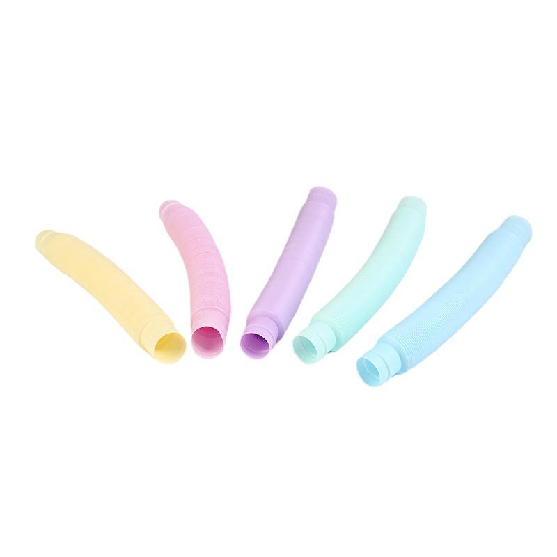 Macaron 29mm Telescopic Tube: Venting Decompression Toy Corrugated POP Tube