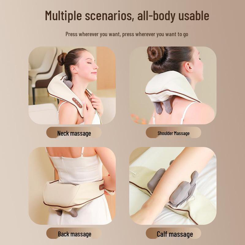 Multifunctional Trapezius & Neck Massager with Heat Therapy