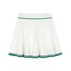New MLB New York Yankees Casual Short Skirts Women's Cream White 3FSKV0343-50CRS