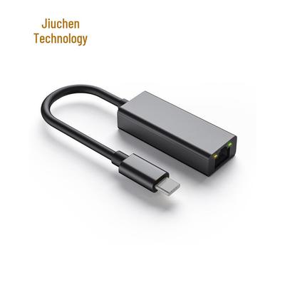 100M Gigabit USB-zu-Ethernet-Adapter, USB zu RJ45, Treiberlos, m. Typ-C-Anschluss