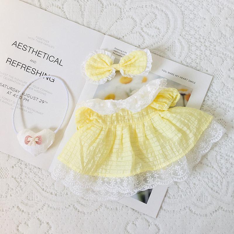 Medium 30cm Handmade Doll Clothes for Jointed Bear - S Size Belle Lulu Outfit Gift for Girls