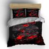 Eagle with red flames. Bedding sets Duvet cover sets Duvet covers Pillowcases(1* Duvet Cover 2* Pillowcases without duvet insert)