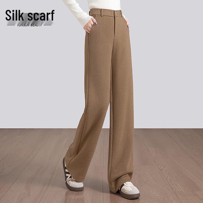 

Women s High-Waist Draped Wide-Leg Pants XL