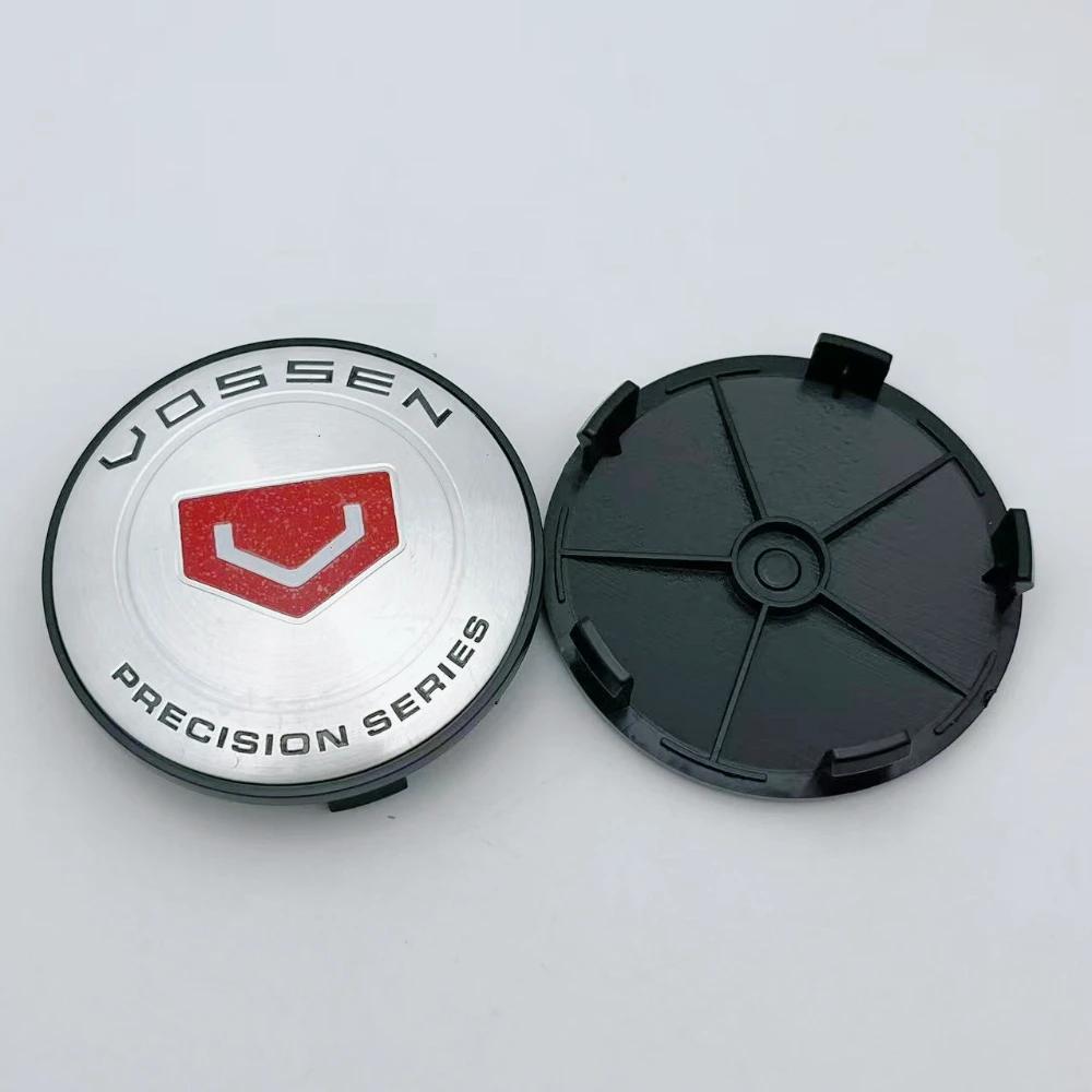 4pcs 68MM 63MM VOSSEN Logo Emblem Badge Car Wheel Center Caps Wheel Hubcap Hub Center Dust Cover Relpace Car Styling Accessories