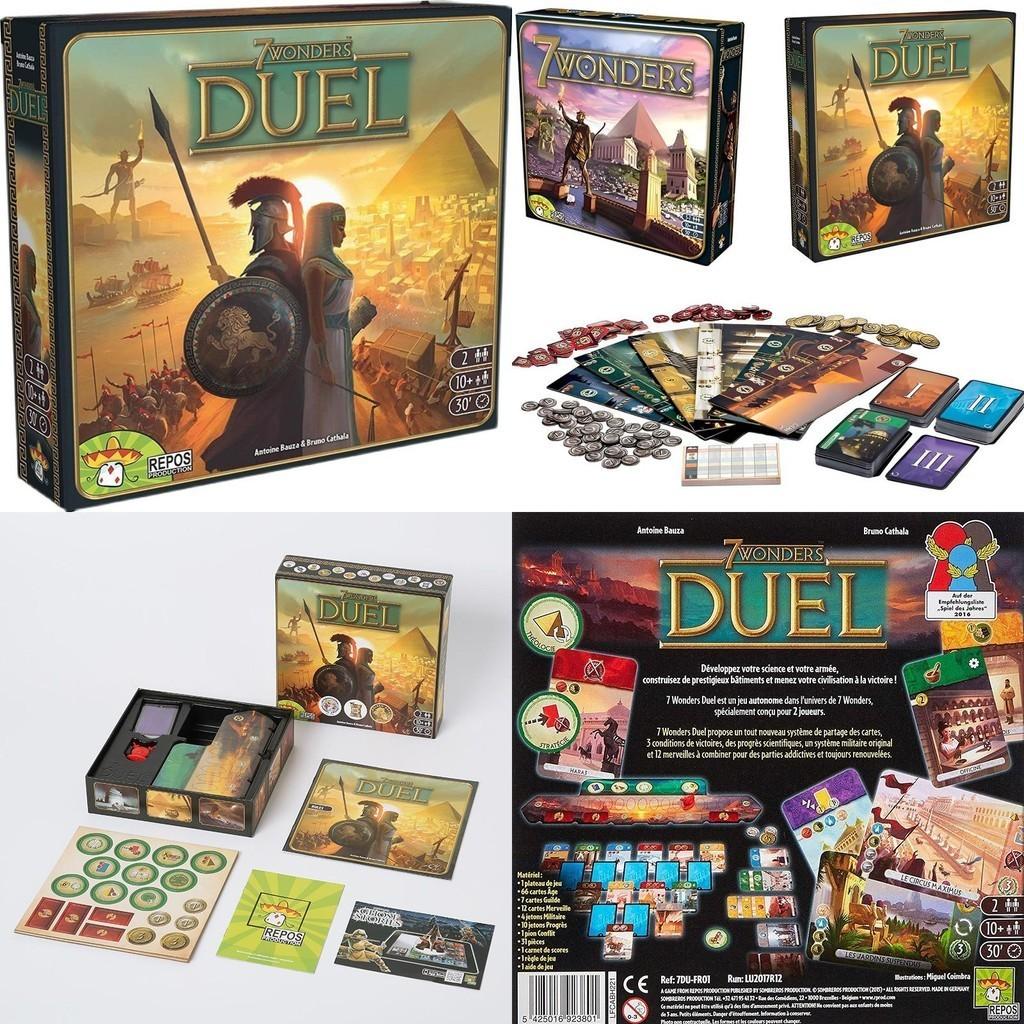 7 Wonders Duel Strategie-Brettspiel für Erwachsene Kinder