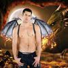 Adult Dragon Wing Costume Foldable Dragon Wing Adult Halloween Dragon Cosplay Costume for Women Men Halloween Dress Up