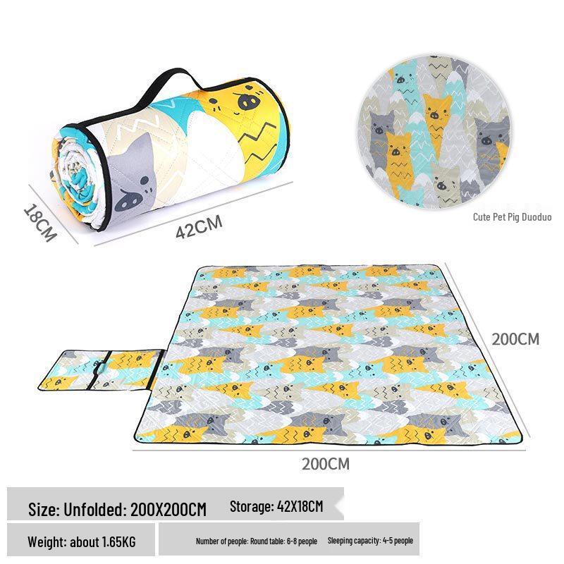 

JGGP Cute Piggy Camping Mat