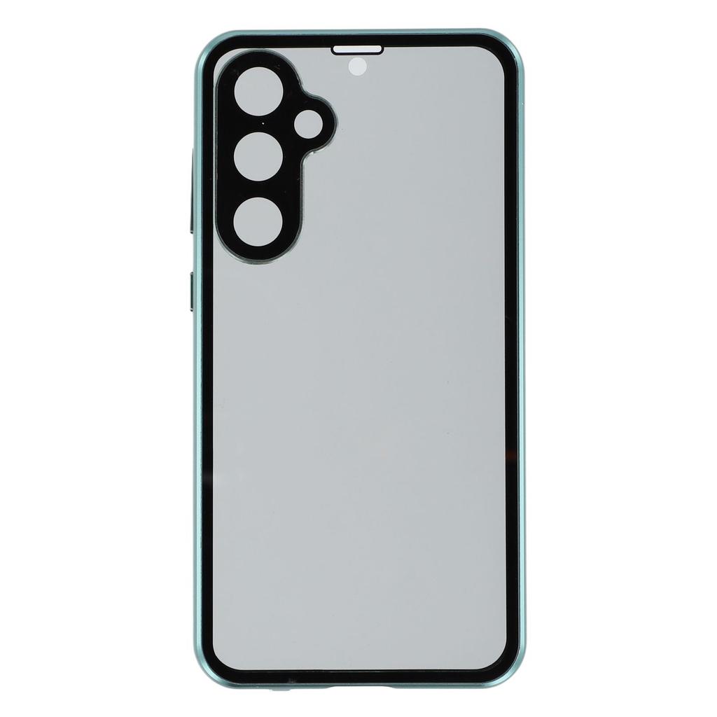 For Samsung Galaxy S23 FE Case with Anti-Spy Screen Protector/Lens Film Tempered Glass Metal Phone Cover