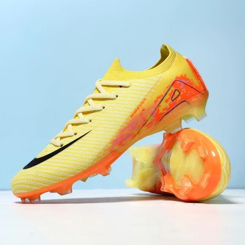 Hochwertige Herren Fußballschuhe Society Rutschfeste Kunstrasen Fußballschuhe für Kinder TF/FG Trainings Fußballplatz Stiefel Chuteira Campo