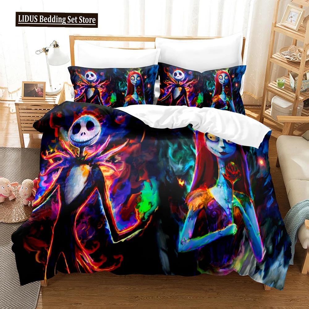 3D Halloween Bedding Sets Duvet Cover Set With Pillowcase Twin Full Queen King Bedclothes Bed Linen 200x200