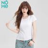 NOMe Women's Round Neck Slim Fit Short Sleeve T-Shirt