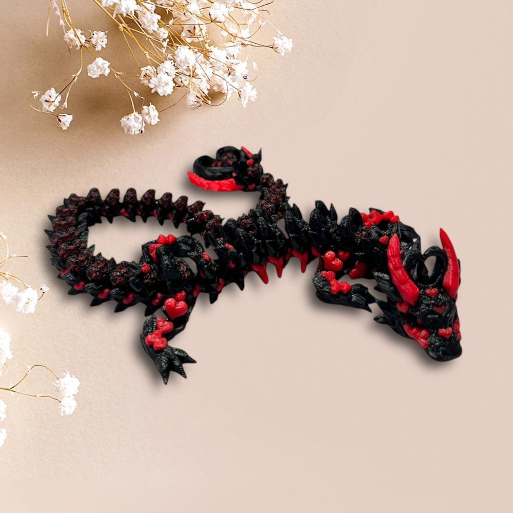 Chinese Dragon 3D Printed Dragon 3D Articulated Dragon Toys  Landscaping Decoration