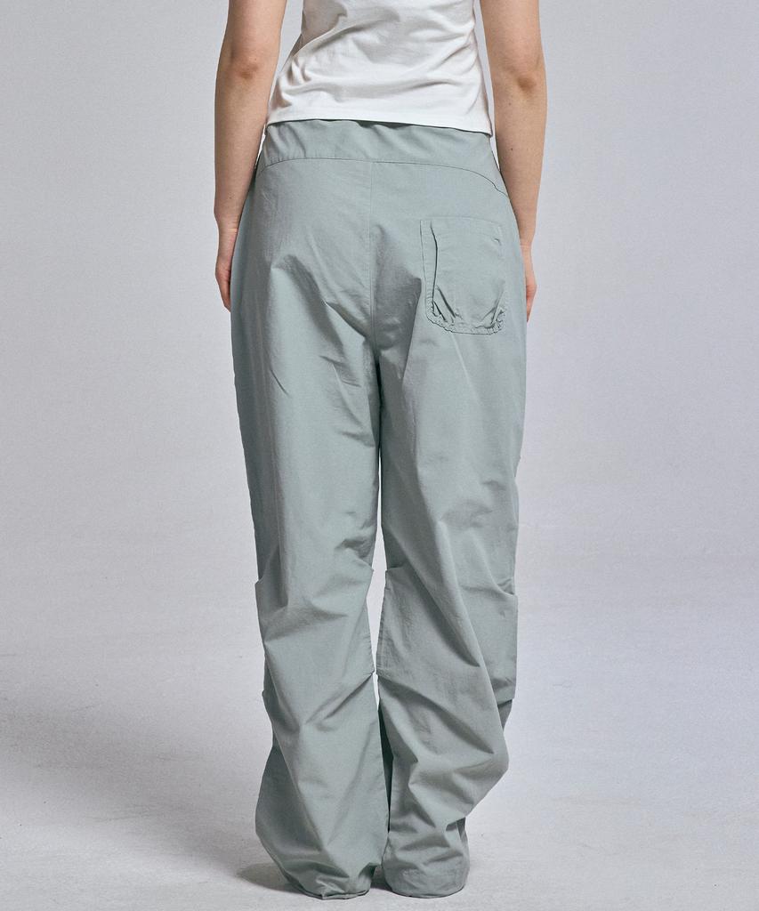 AWESOME STUDIO Out-Pocket Cargo Wide Pants Gray