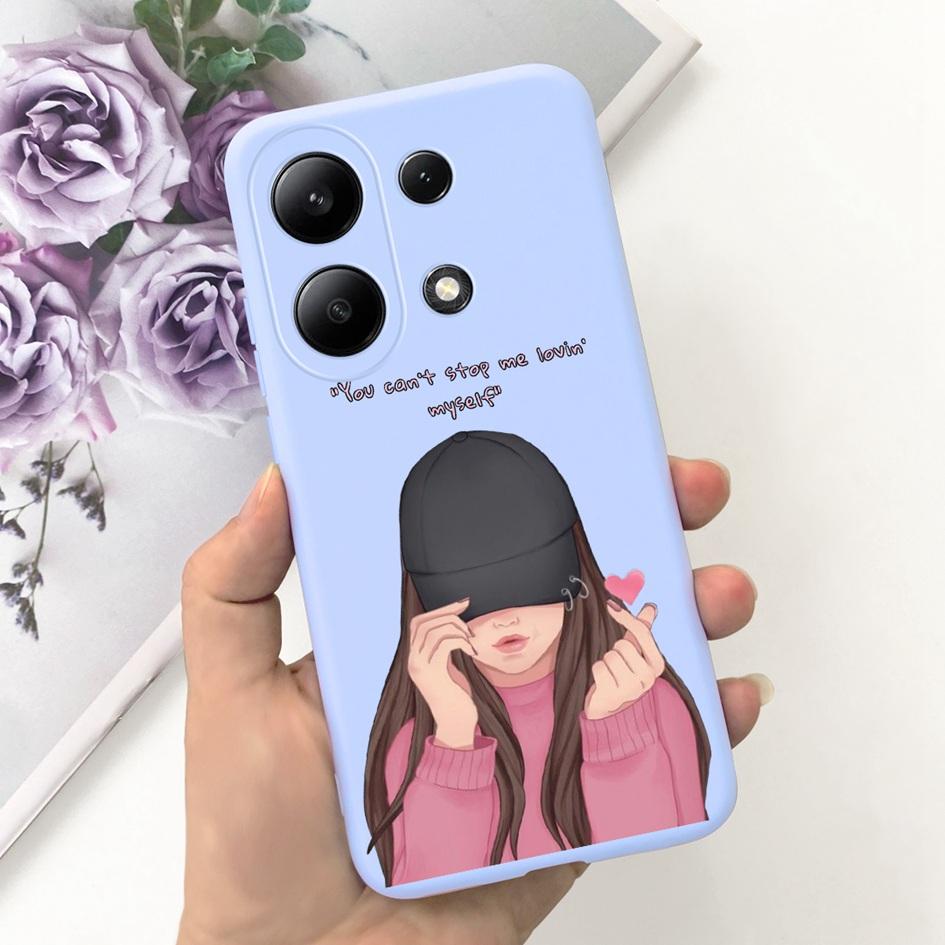 For Xiaomi Redmi Note 13 Pro Plus 5G Case Fashion Girls Love Heart Fundas Soft Silicone Cover For Redmi Note 13 Pro 4G 5G Bumper