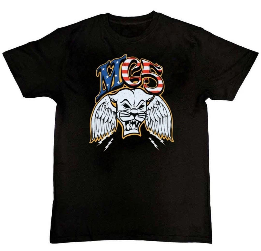 Popular MC5 Band Graphic Print Mens T-Shirt S