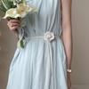 Bohemian Floral Waist Rope For Women White Belt With Small Charming Style Charming Style High-End Dress Waisto