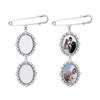 Classical Photo Holder Brooch Suitable for Clothing Suit Shirt Scarf Hat Bags