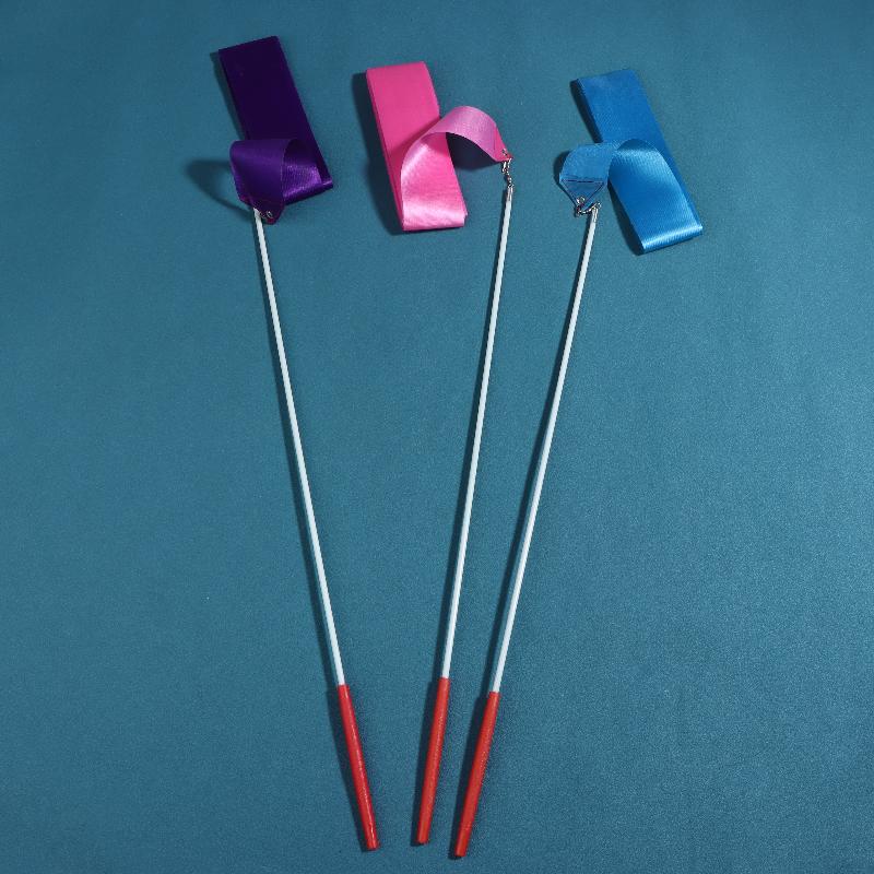 4M Artistic Gymnastics Ribbon With Rod Colorful Children Dance Ribbon Toys Outdoor Sports Toys Performance Props Kids Gifts