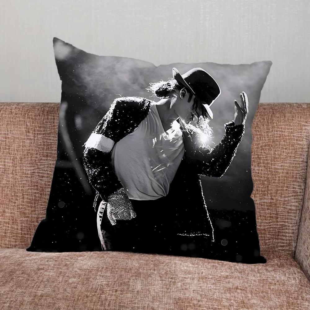 Singer M-Michael Jackson Pillow Case For Home Bedroom Car Office Decoration Living Room Sofa Cushion Cover Suitable