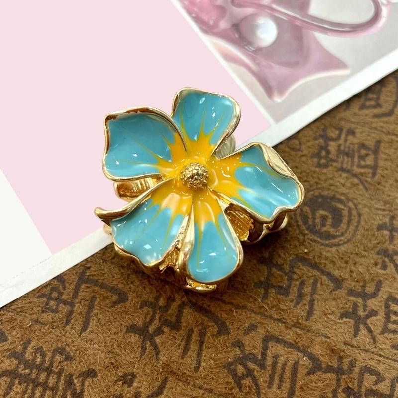 Creative Floral Claw Hairpins Elegant Hair Accessories Strong Hold Fashion Hair Accessories for Daily Prom Occasion