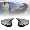 Carbon Fiber Rearview Mirror Cover for 2022 Eleventh Gen Civic - Horn Shape Modification