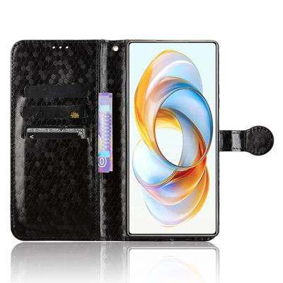 For ZTE Nubia Z70 Ultra 5G Wallet Case Dot Pattern Imprint PU Leather Phone Cover