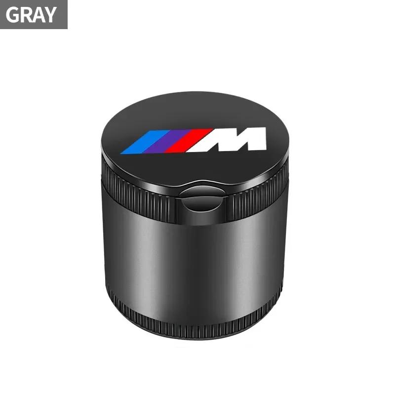XWFVI1 Car Portable Ashtray LED Light Alloy Ash Tray Aluminum Cup For BMW 1 3 5 Series X1 X4 X5 X7 G20 G38 F20 F39 F48 E46 E60 E36 E39