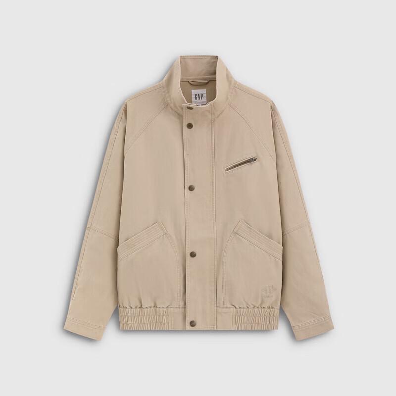 Gap Herrenjacke mit lockerem Schnitt und Stehkragen