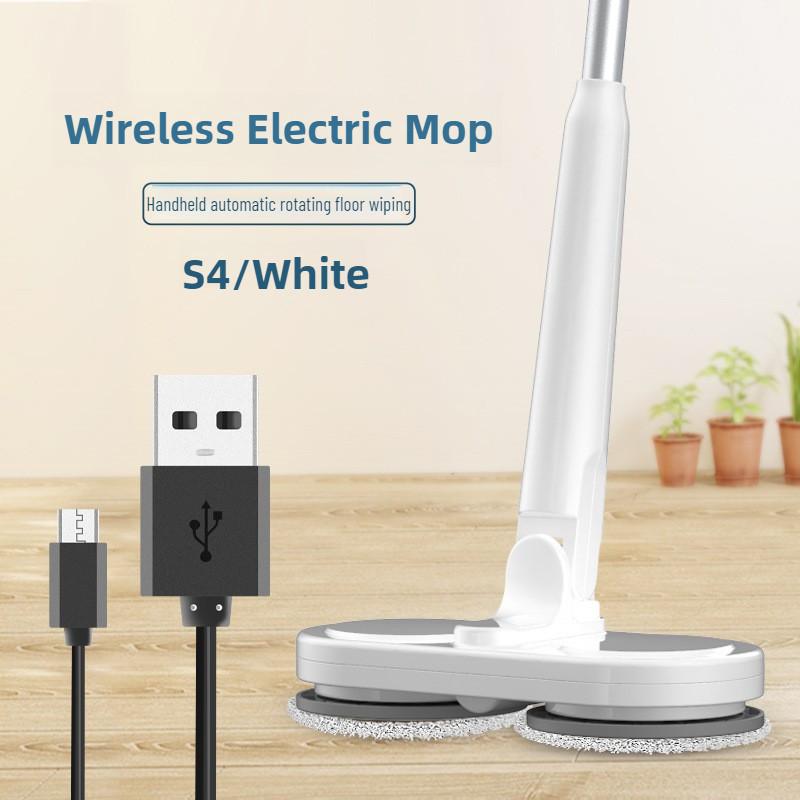 Handheld Rechargeable Electric Mop Rotating Floor Cleaning Tool Household Wireless Sweeping And Mopping All-in-one Machine