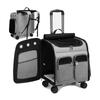 Pet Backpack with Large Space, Silent Universal Wheels, and Foldable Handle Cat Carrier.