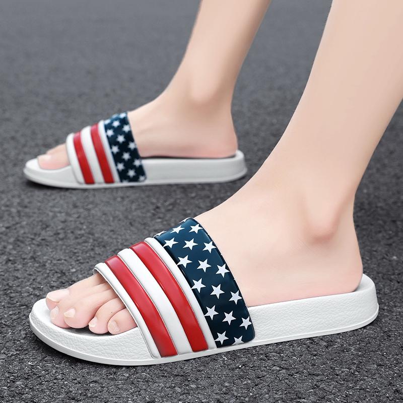 Fashion 2024 New Men's Designer Summer Striped Flat Sandals Fashion Non-slip Outdoor Beach Leisure Sports Sandals Plus Size 39-48