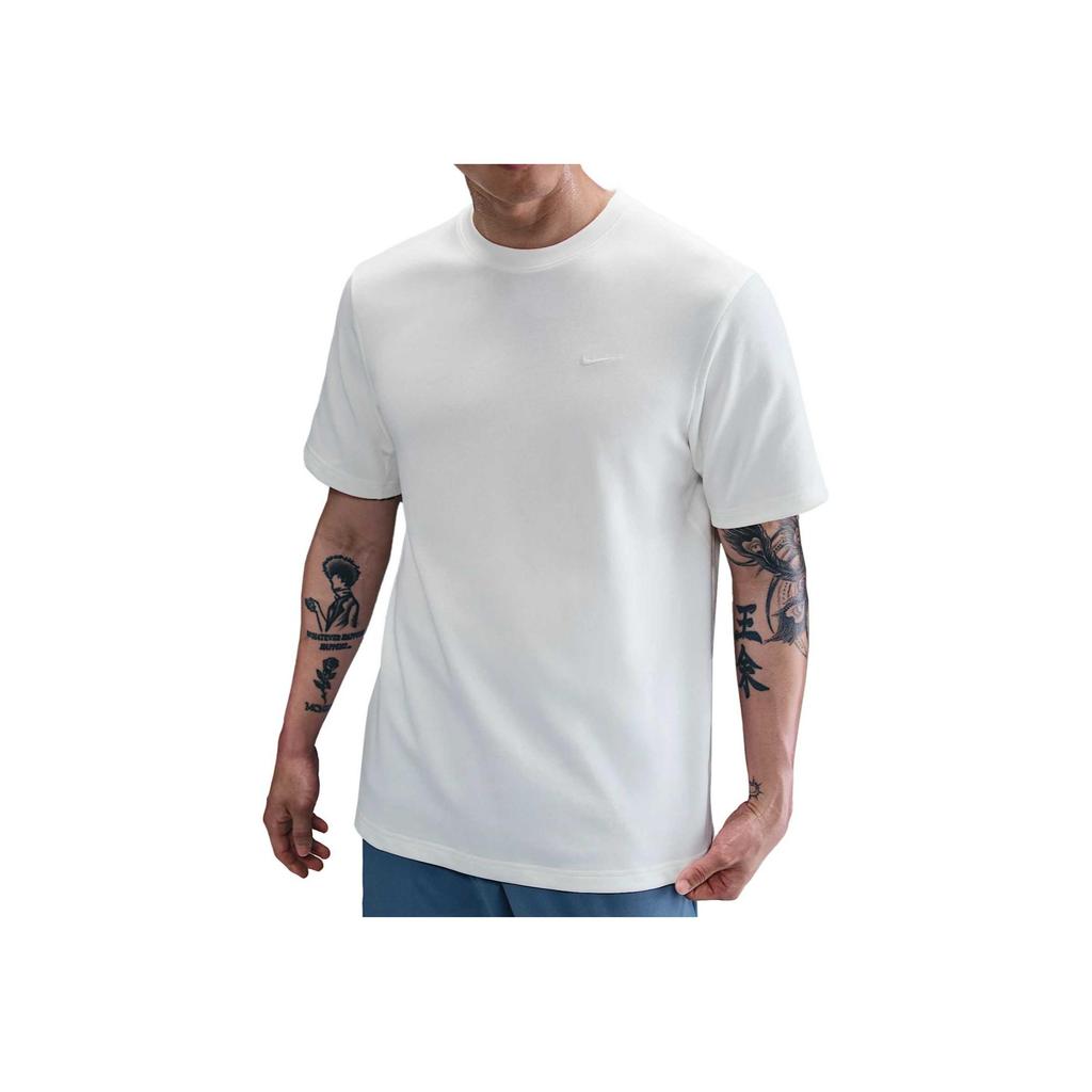 Nike Swoosh Dri-Fit Comfortable Casual Simple Versatile Short Sleeve T-Shirt Men Tops White DV9832-133