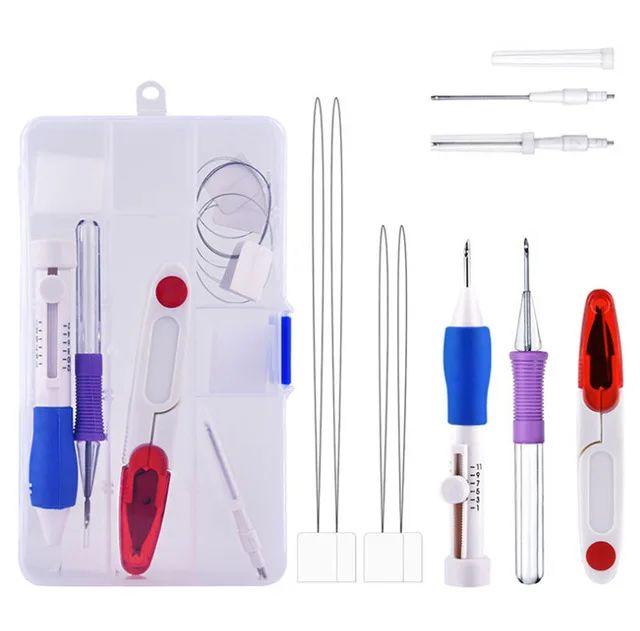 

Набор ручек для вышивания своими руками Magic Embroidery Kit Punch Needle Kit Stitching Tool Set Apparel Sheeting Tatch Knitting Tool Швейные принадлежности