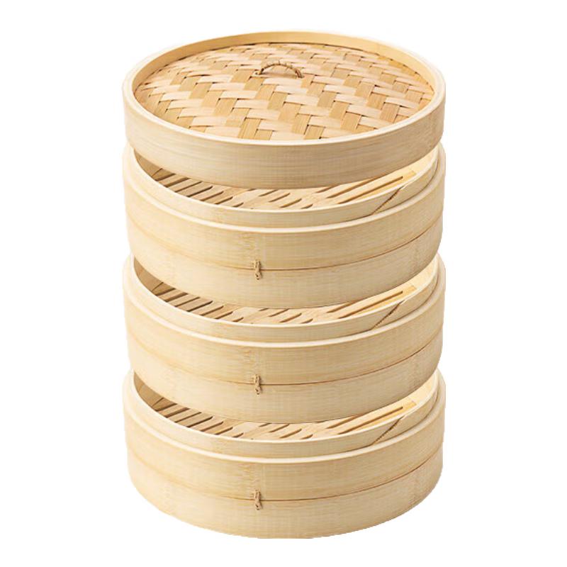 Bamboo Steamer Basket Set 27CM