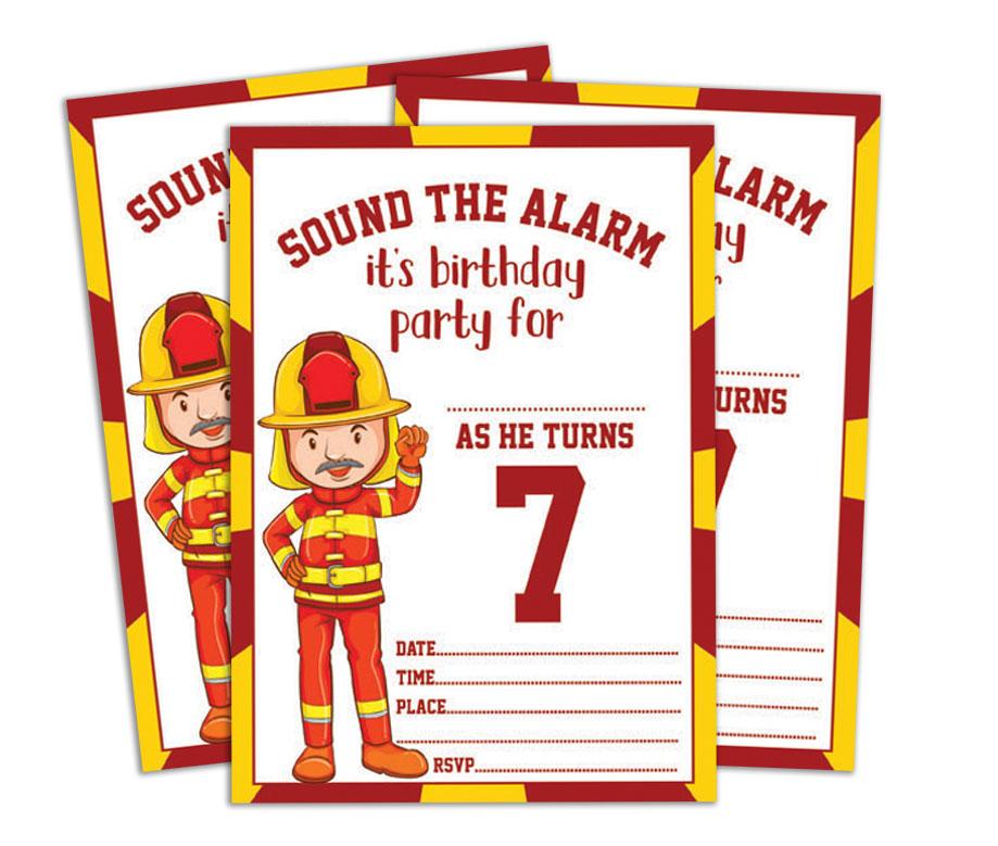 Darling Souvenir White Birthday Invitation Card 28 Pcs Fill or Write In Blank Invites Printable Party Supplies 5 x 7 Inches